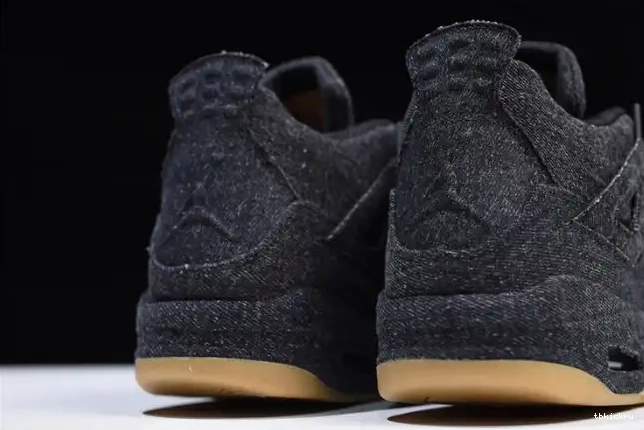 Rep TBK Air Jordan x 'black' Levi's 4 AO2571-001 0501